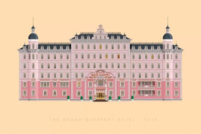 Various Sizes The Grand Budapest Hotel Movie Giant Wall Art Poster Print